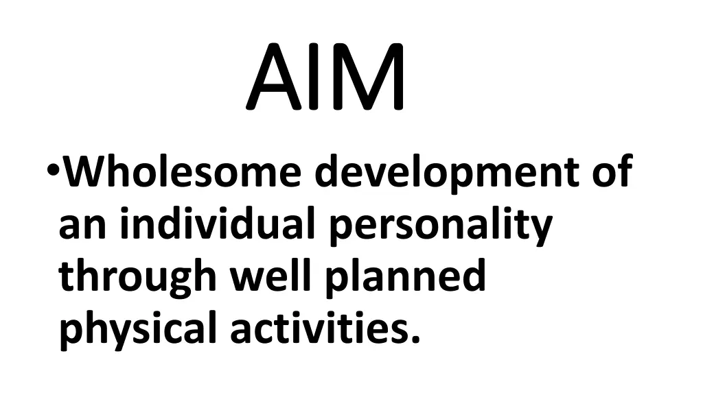 aim aim