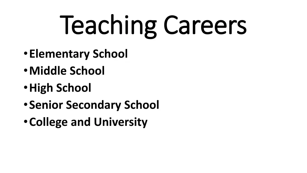 teaching careers teaching careers elementary