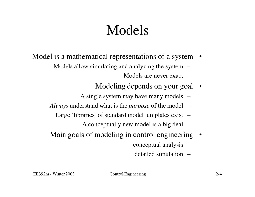 models