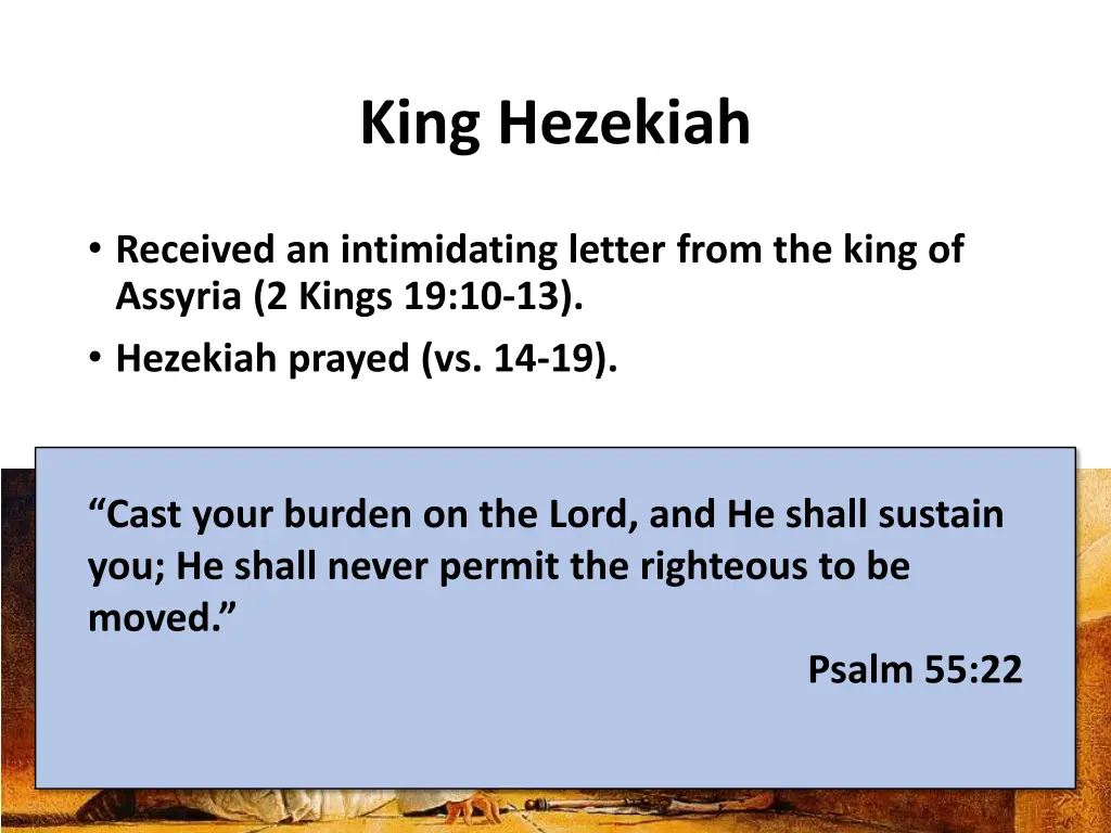 king hezekiah 1
