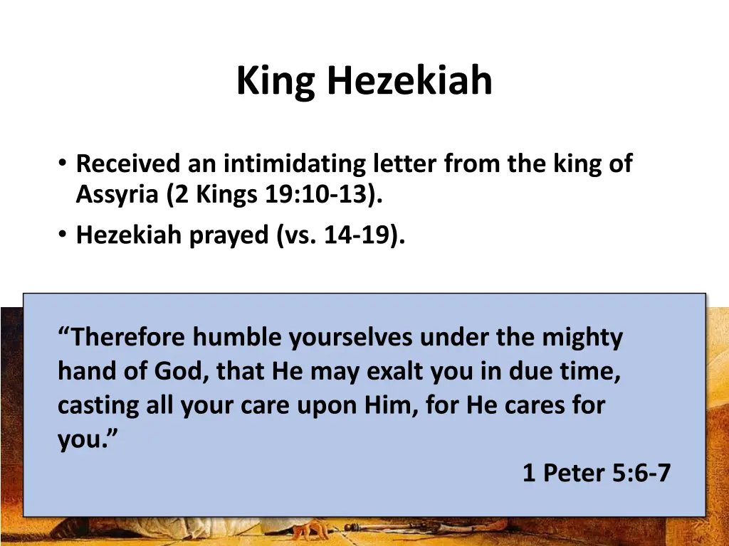 king hezekiah 2