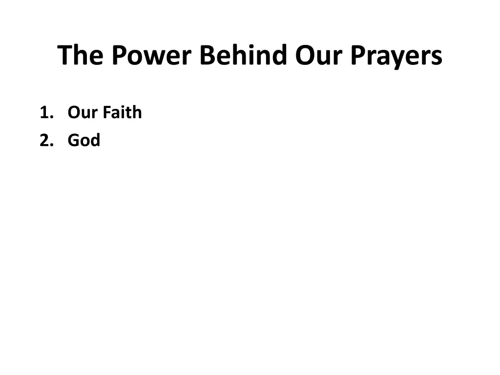 the power behind our prayers 3