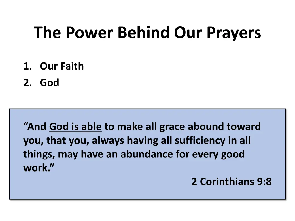 the power behind our prayers 4