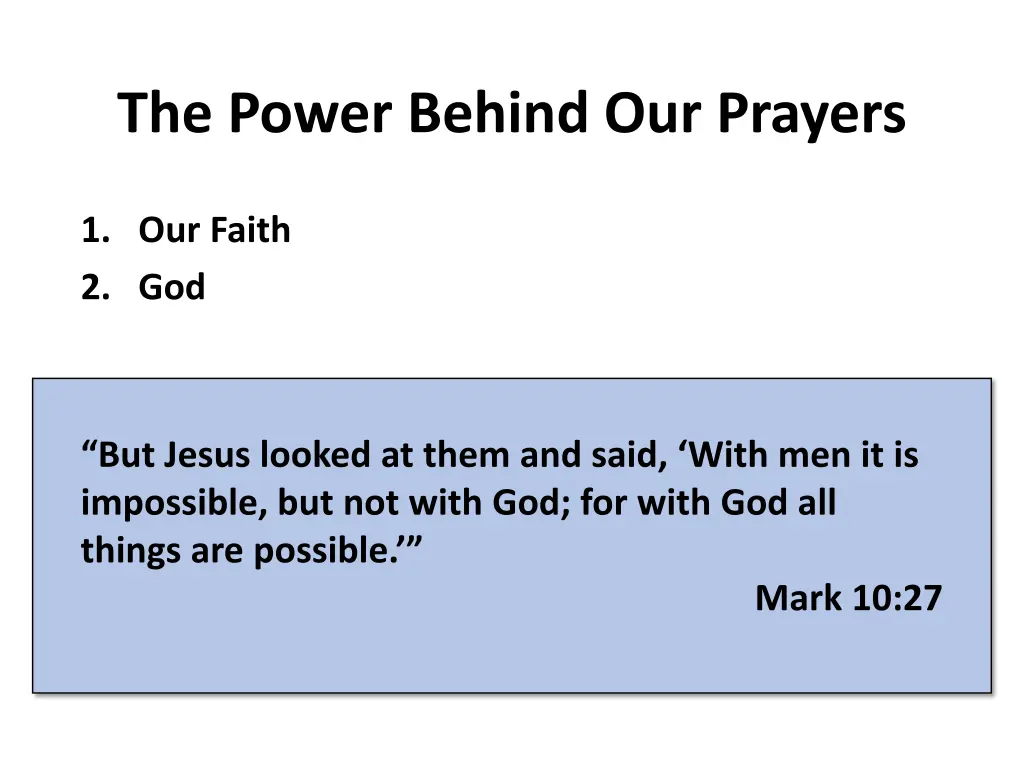 the power behind our prayers 5