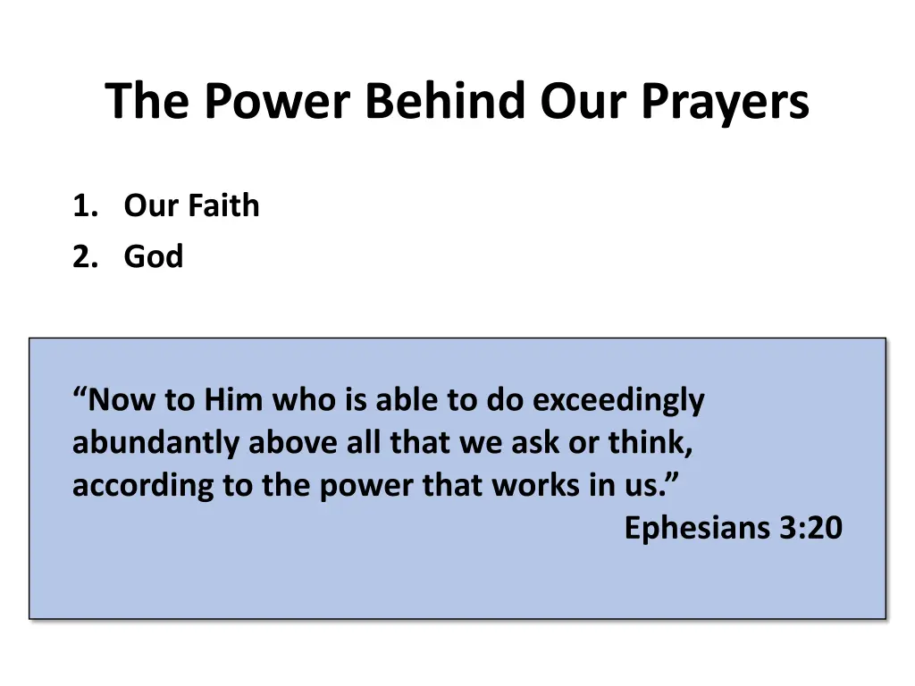 the power behind our prayers 6