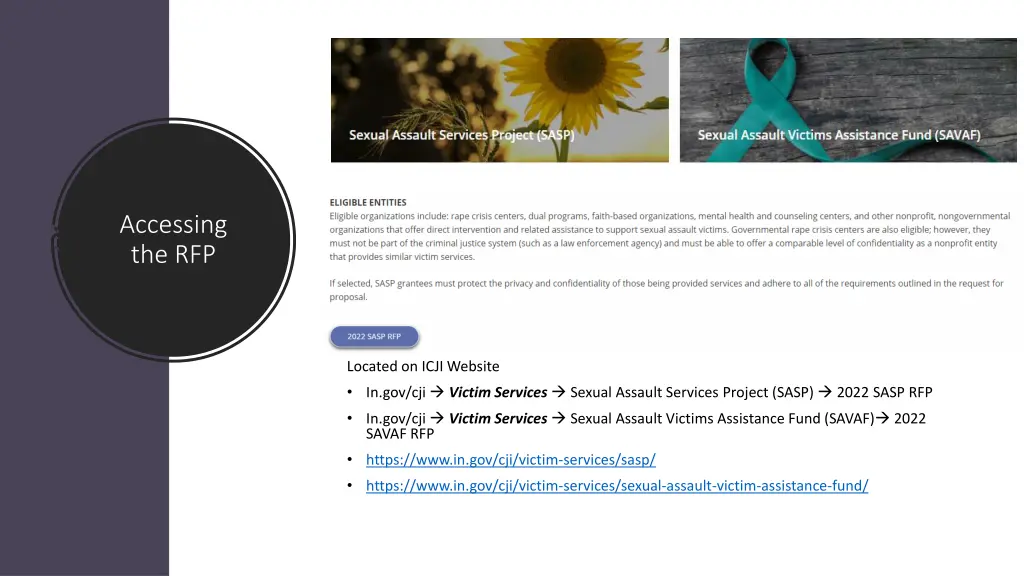 accessing the rfp