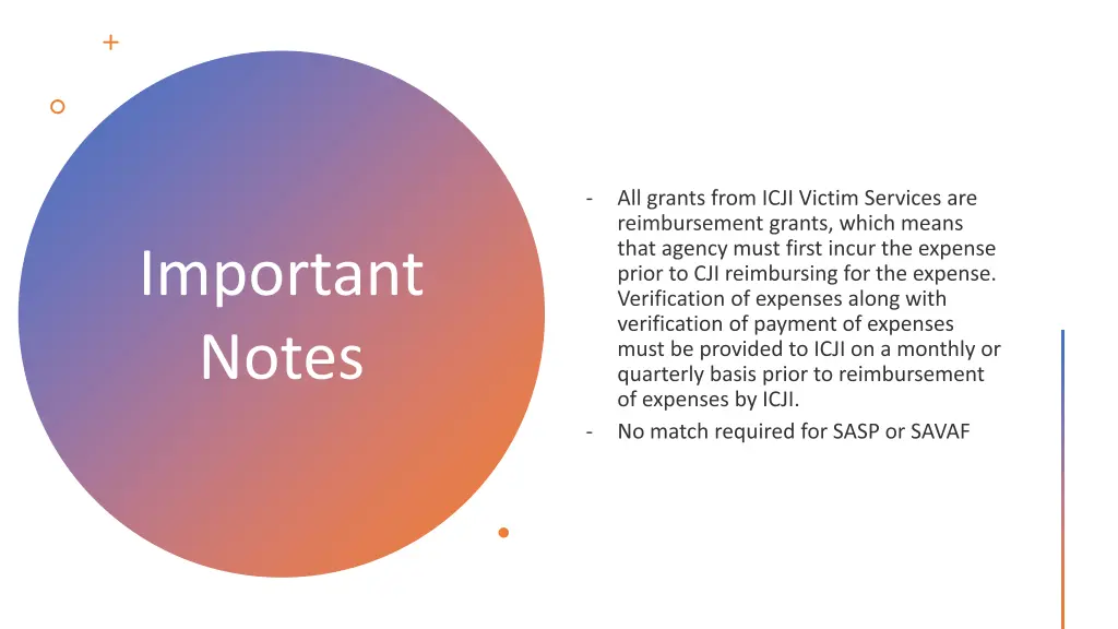 important notes