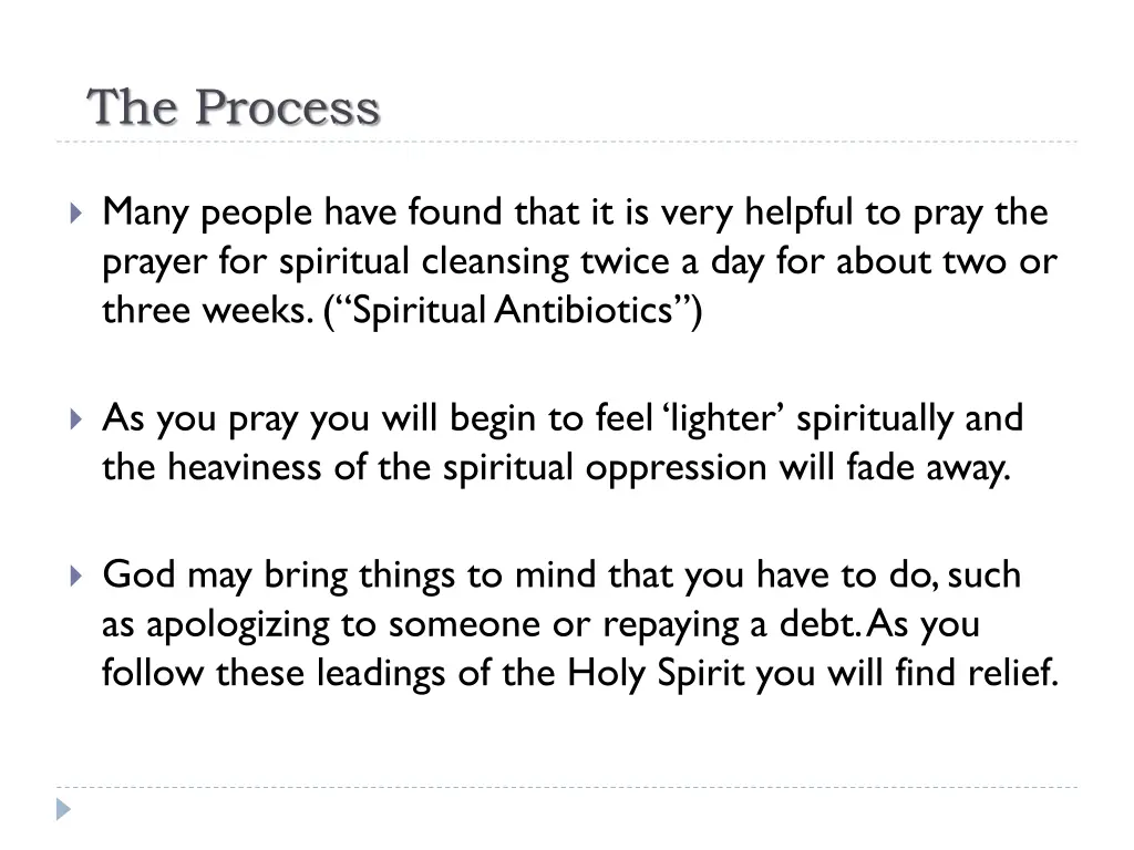the process