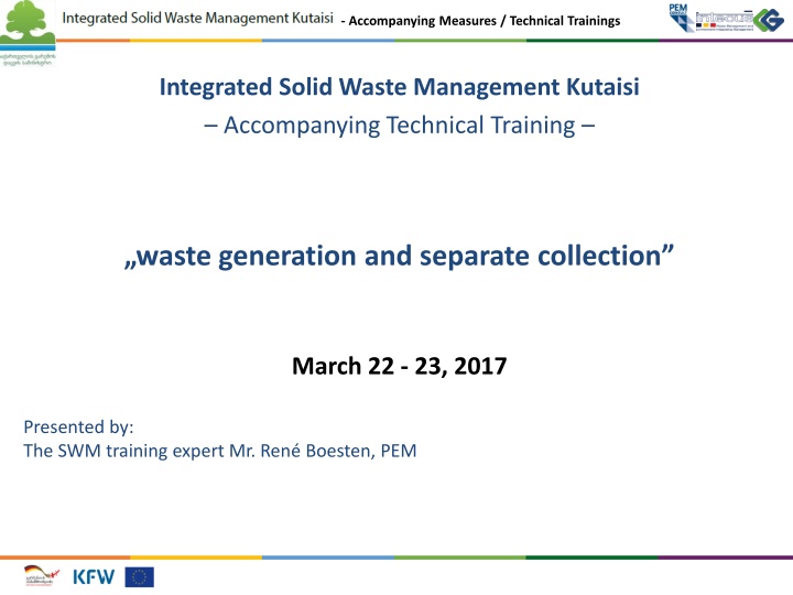 accompanying measures technical trainings