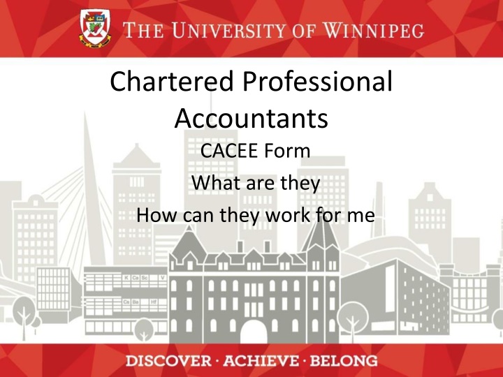 chartered professional accountants cacee form