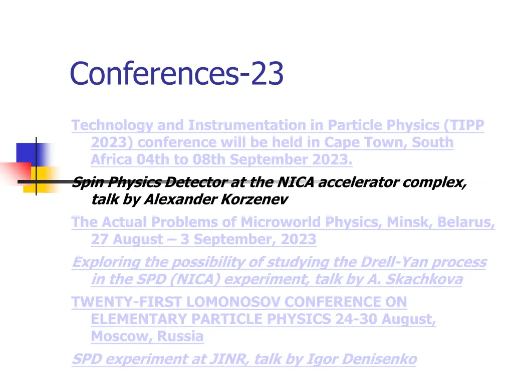 conferences 23 2