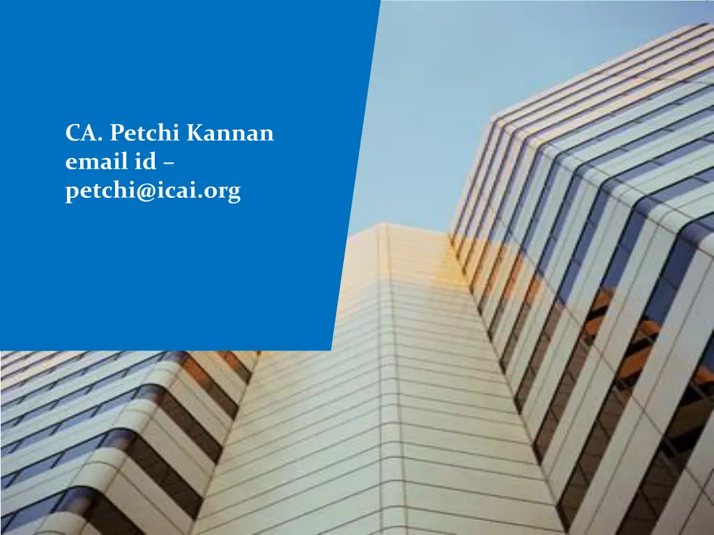 ca petchi kannan email id petchi@icai org
