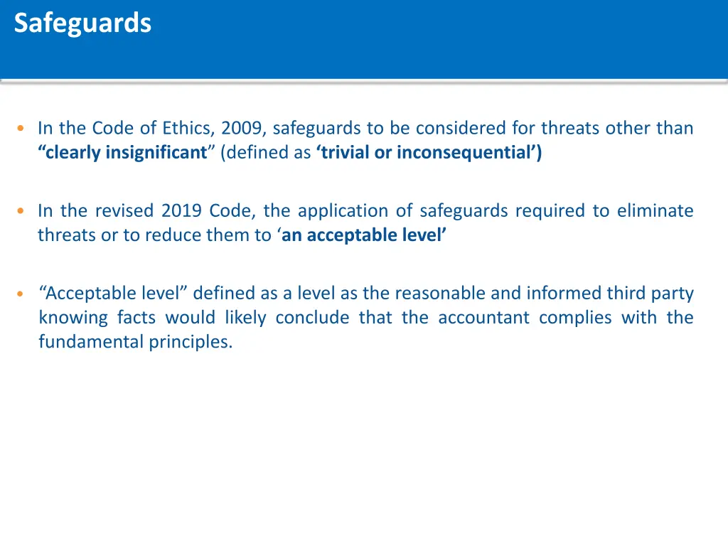 safeguards