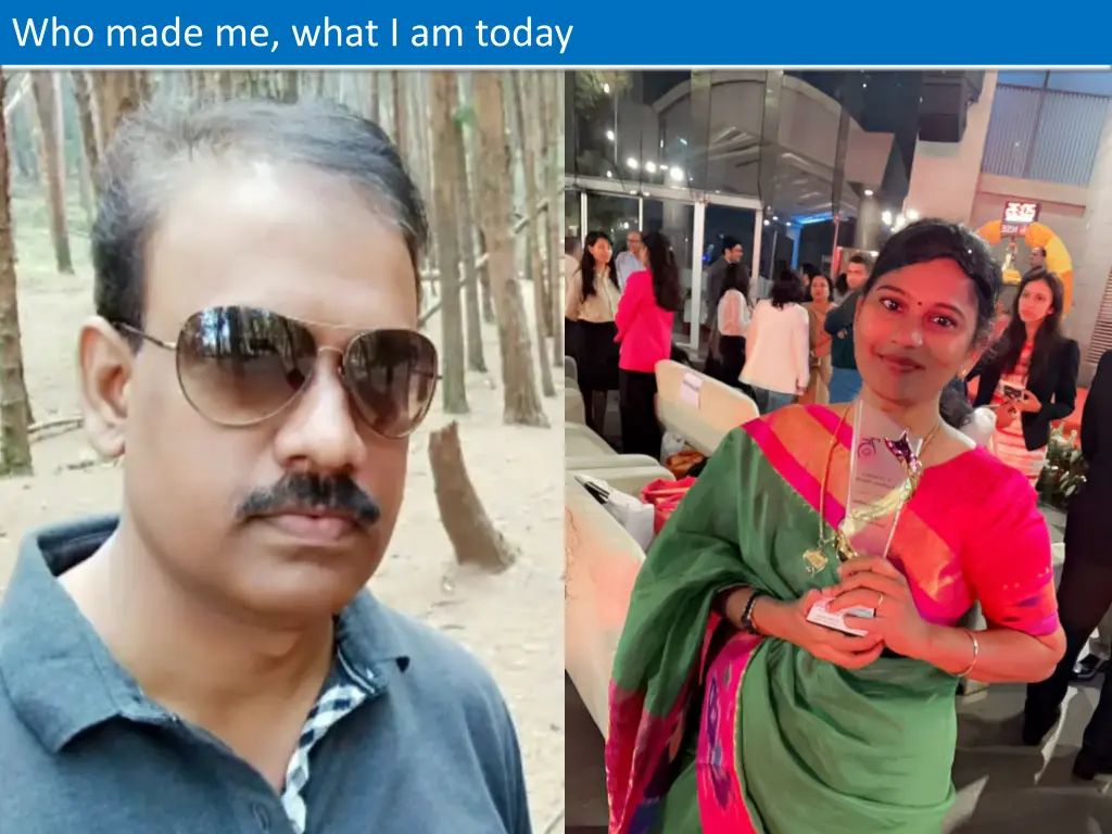 who made me what i am today