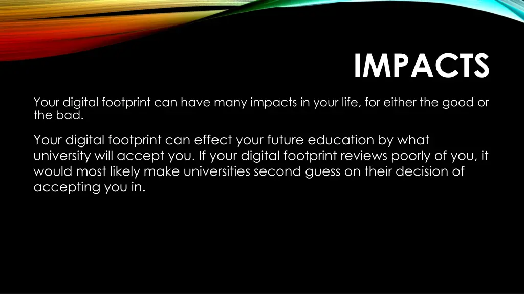 impacts 1