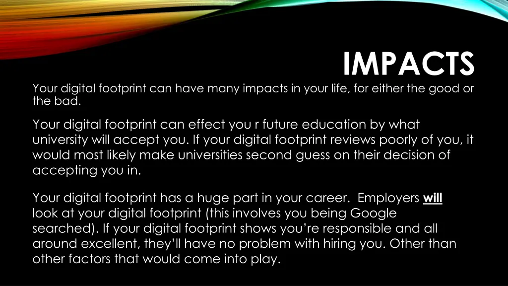 impacts 2