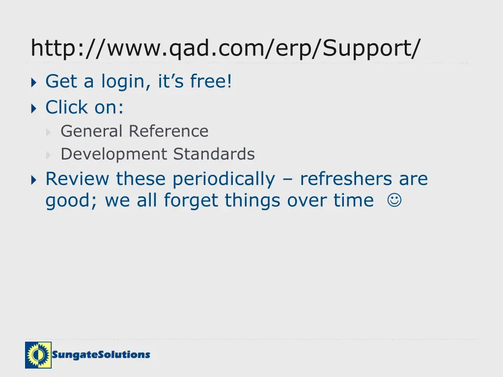 http www qad com erp support