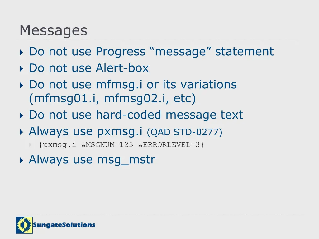 messages