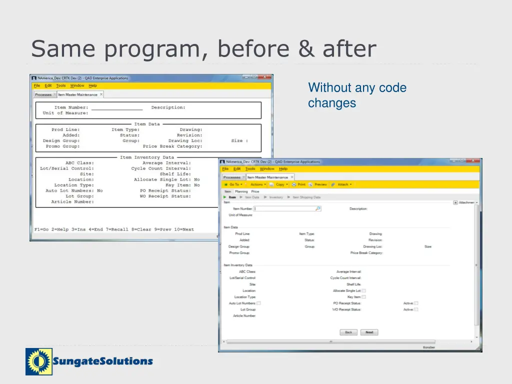 same program before after