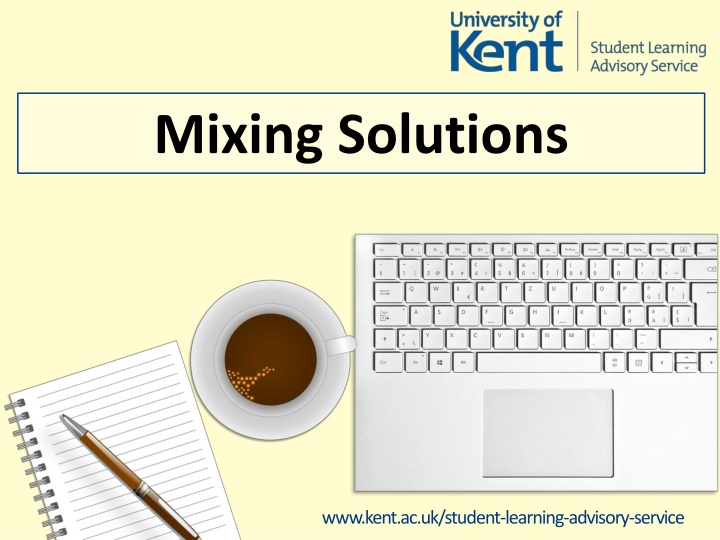 mixing solutions