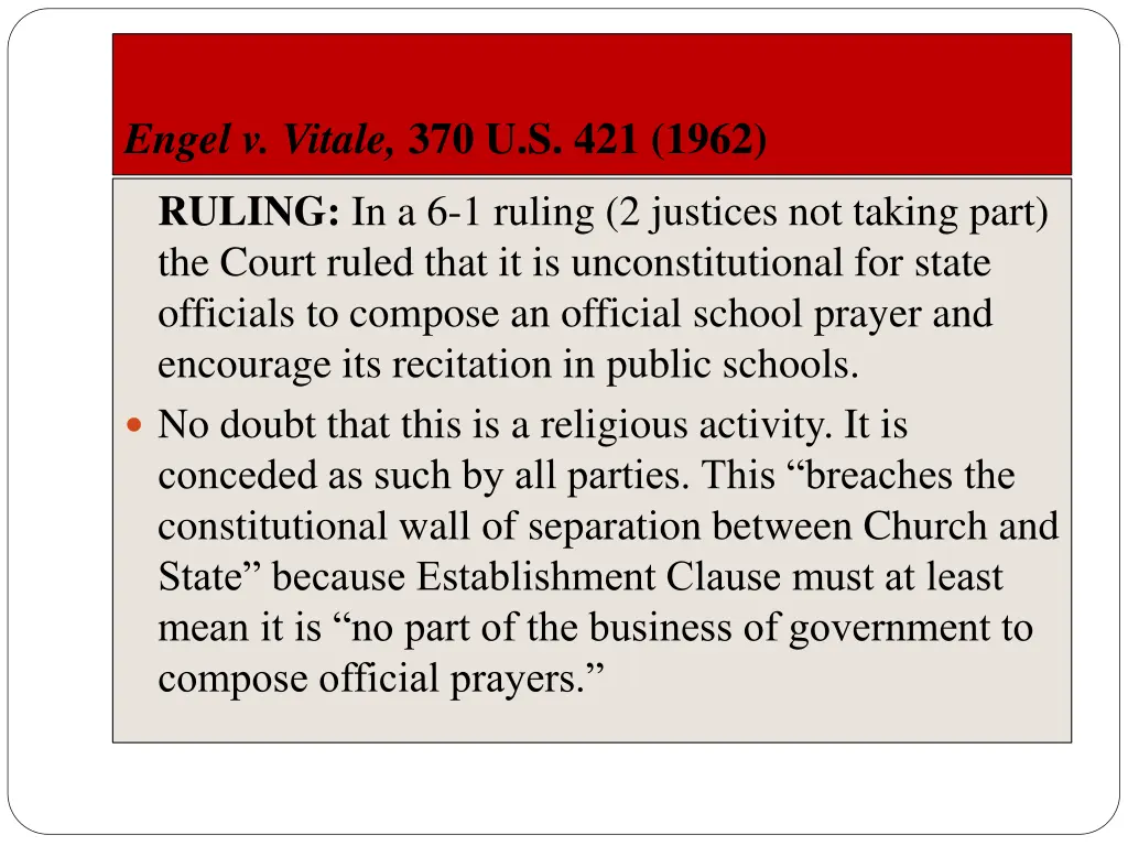 engel v vitale 370 u s 421 1962 3