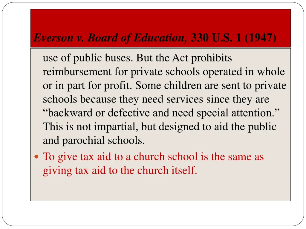 everson v board of education 330 u s 1 1947 7