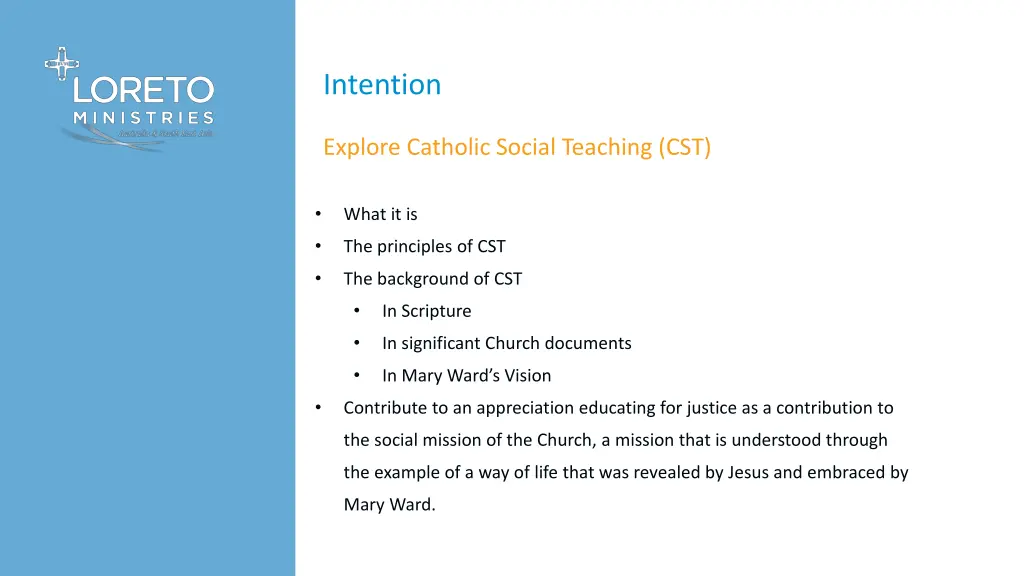 intention