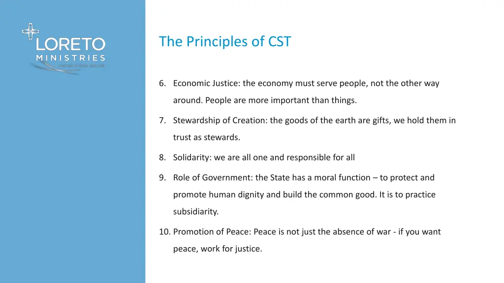the principles of cst 1