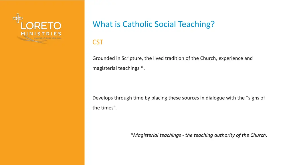 what is catholic social teaching 2