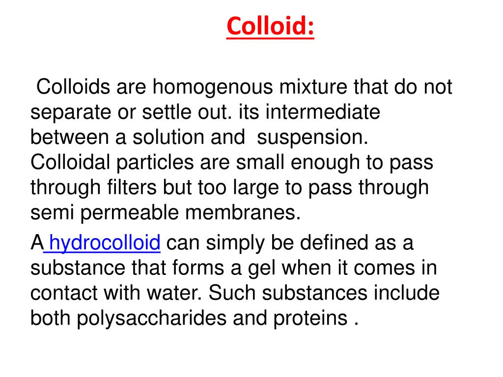 colloid