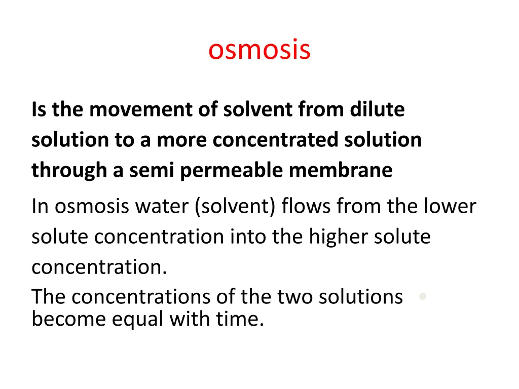 osmosis