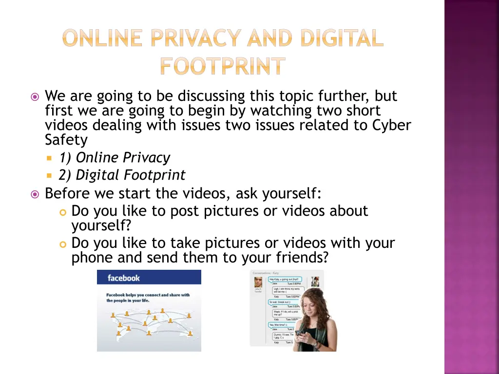 online privacy and digital footprint