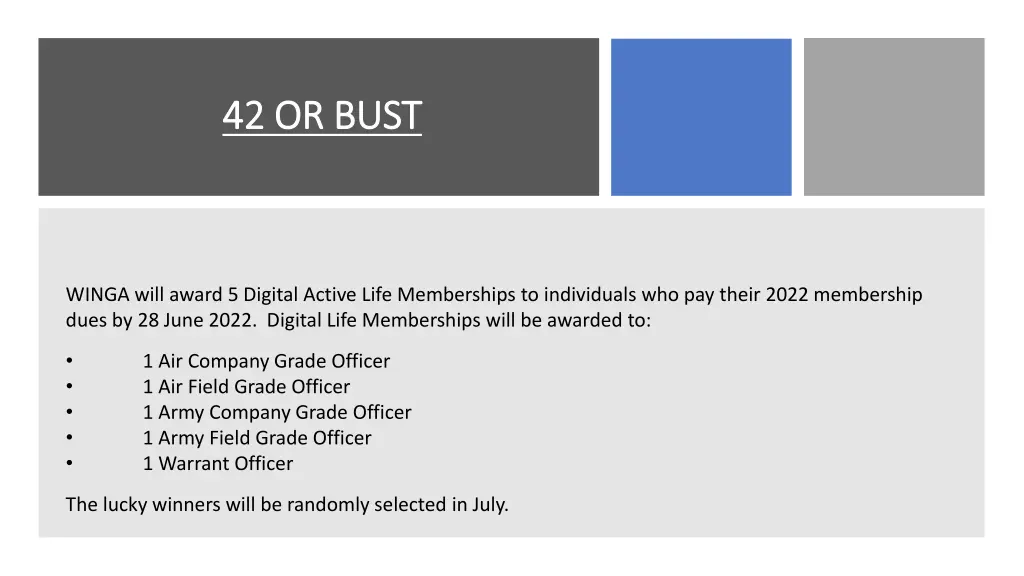 42 or bust 42 or bust