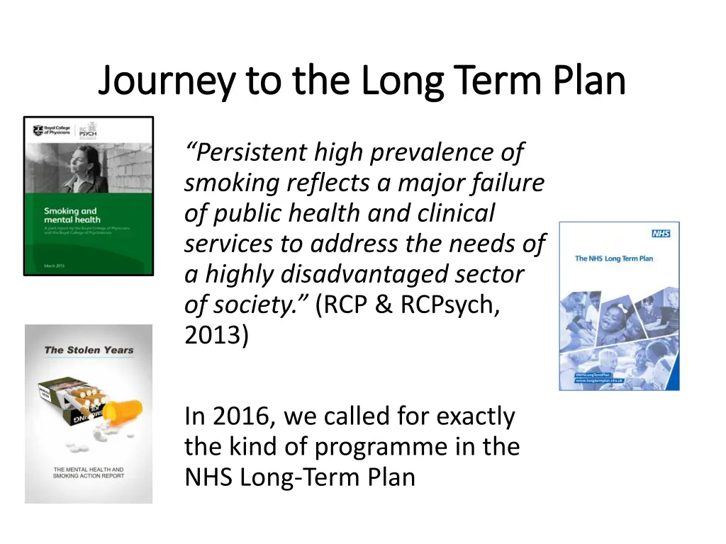 journey to the long term plan journey to the long