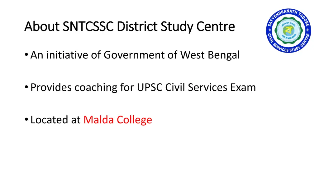 about sntcssc district study centre about sntcssc