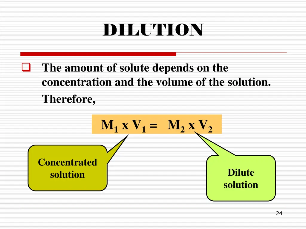 dilution 1