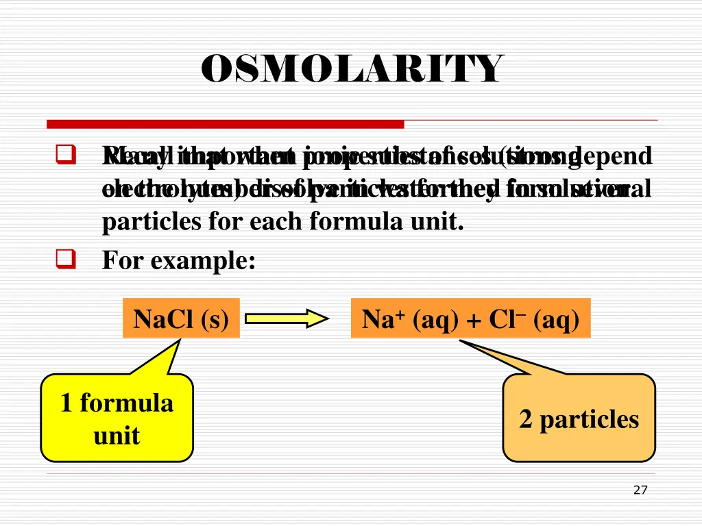osmolarity