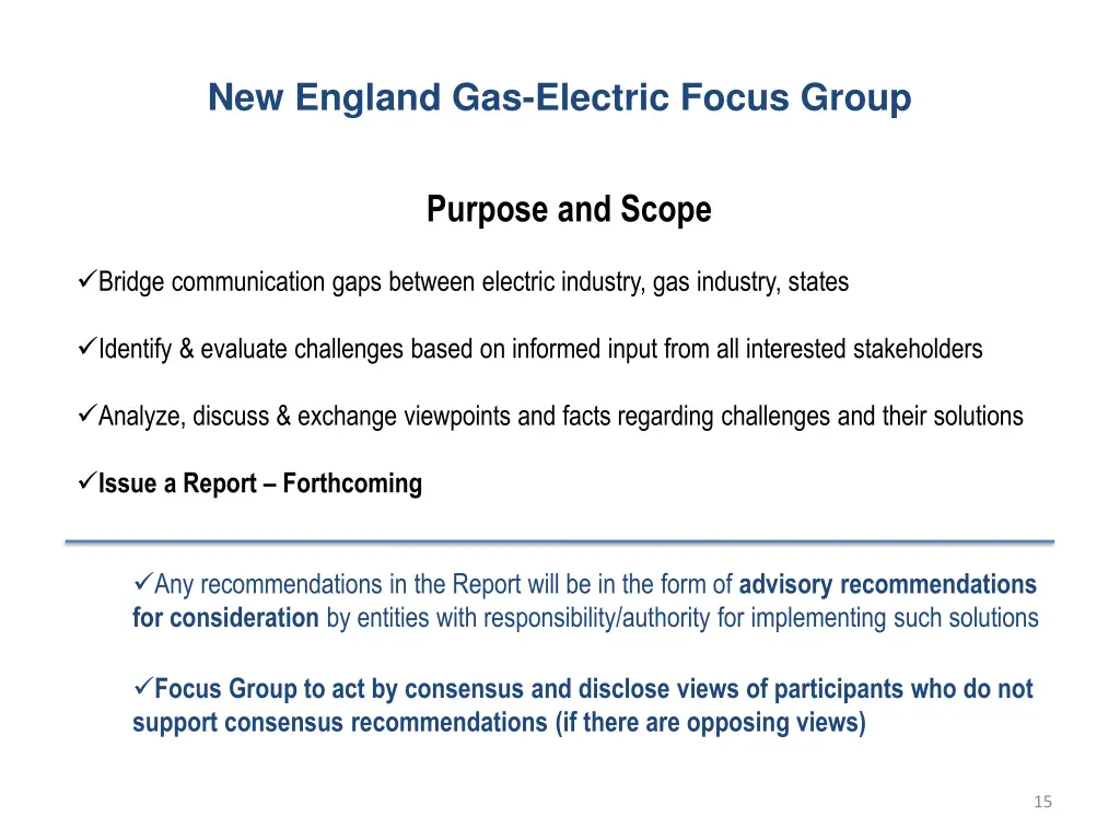 new england gas electric focus group
