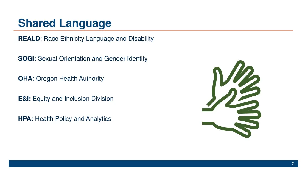 shared language