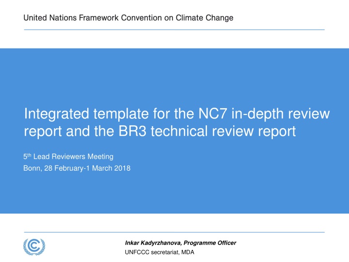 integrated template for the nc7 in depth review
