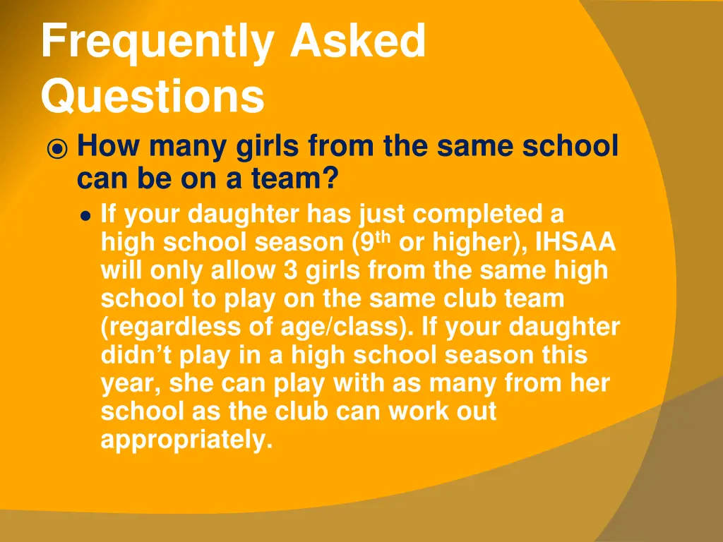 frequently asked questions how many girls from