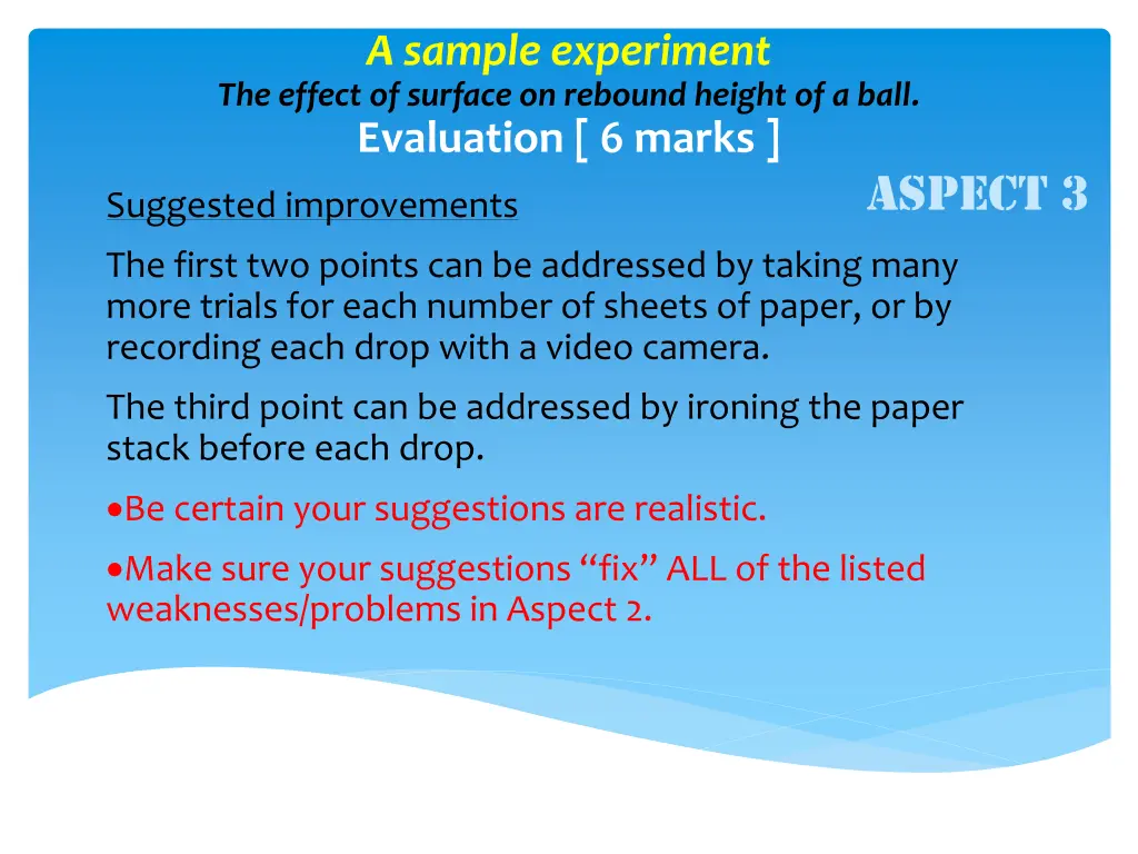 a sample experiment the effect of surface 11
