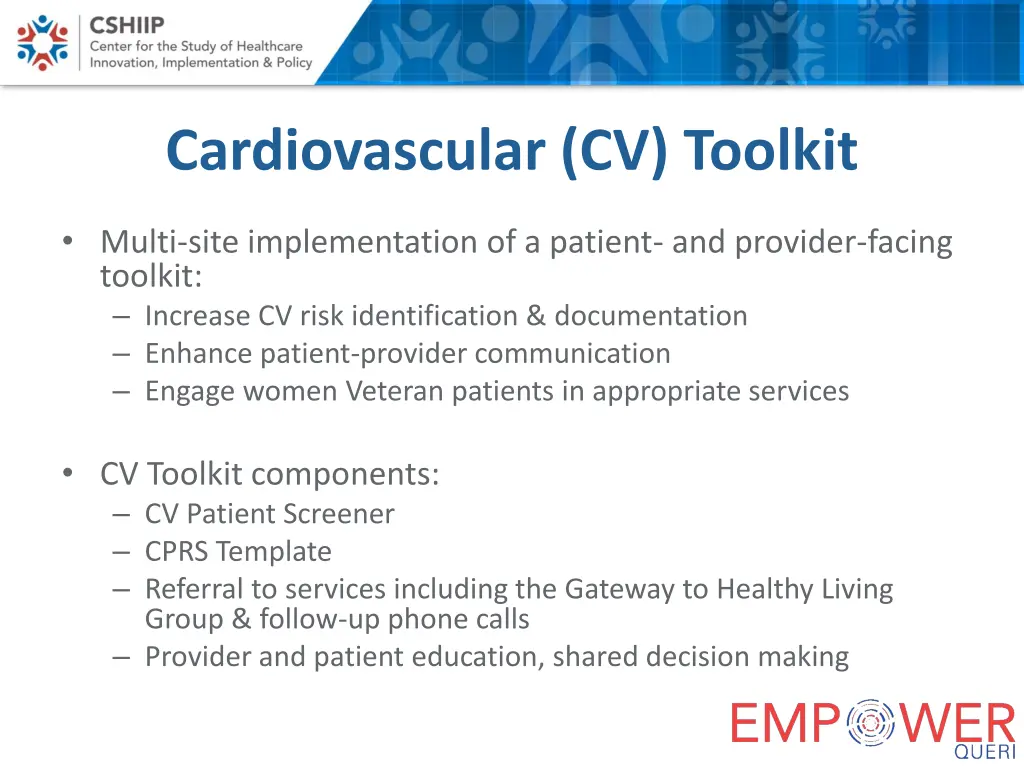 cardiovascular cv toolkit