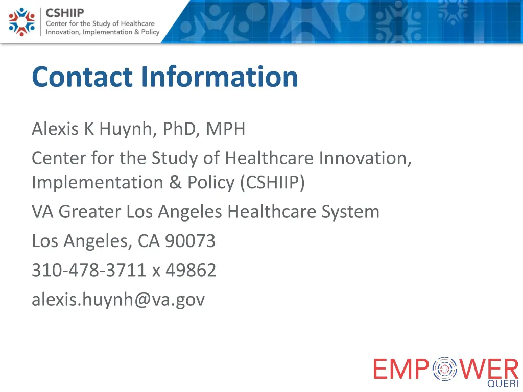contact information