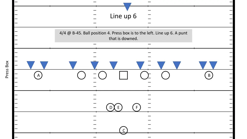 line up 6