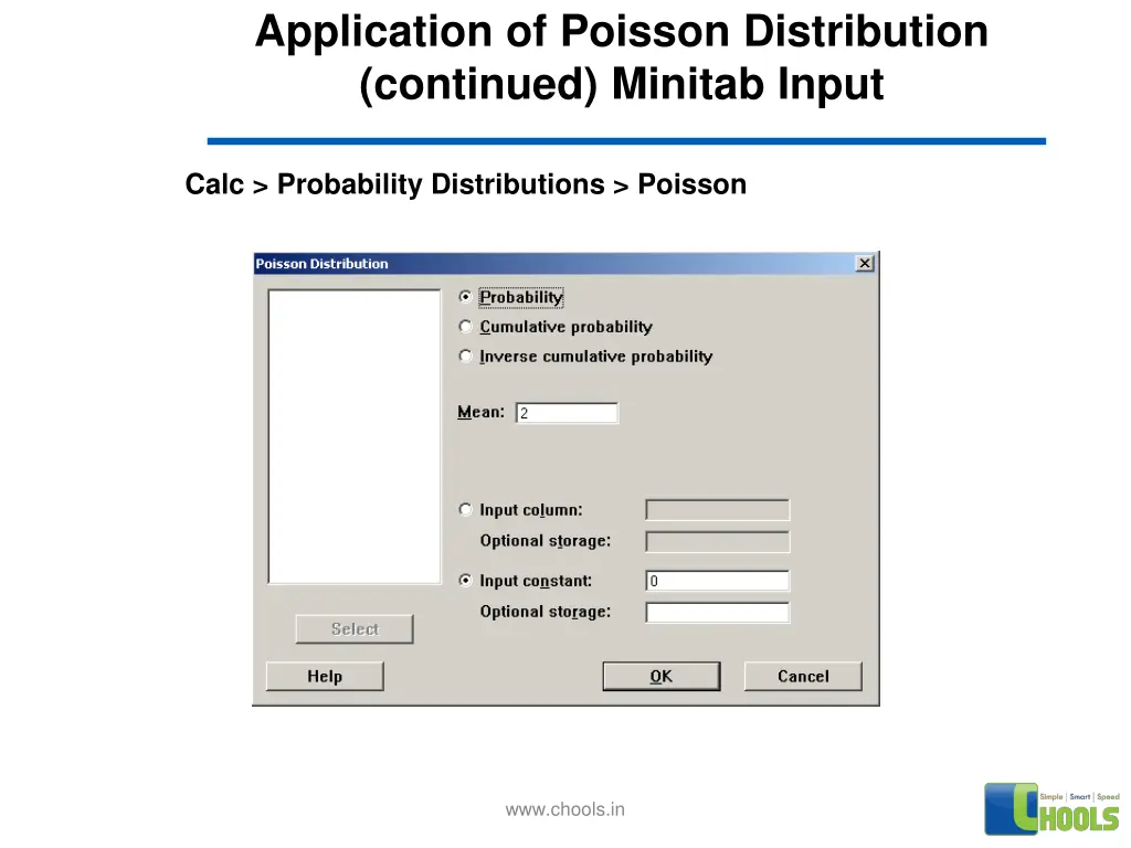 application of poisson distribution continued 2
