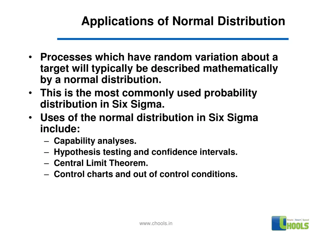 applications of normal distribution