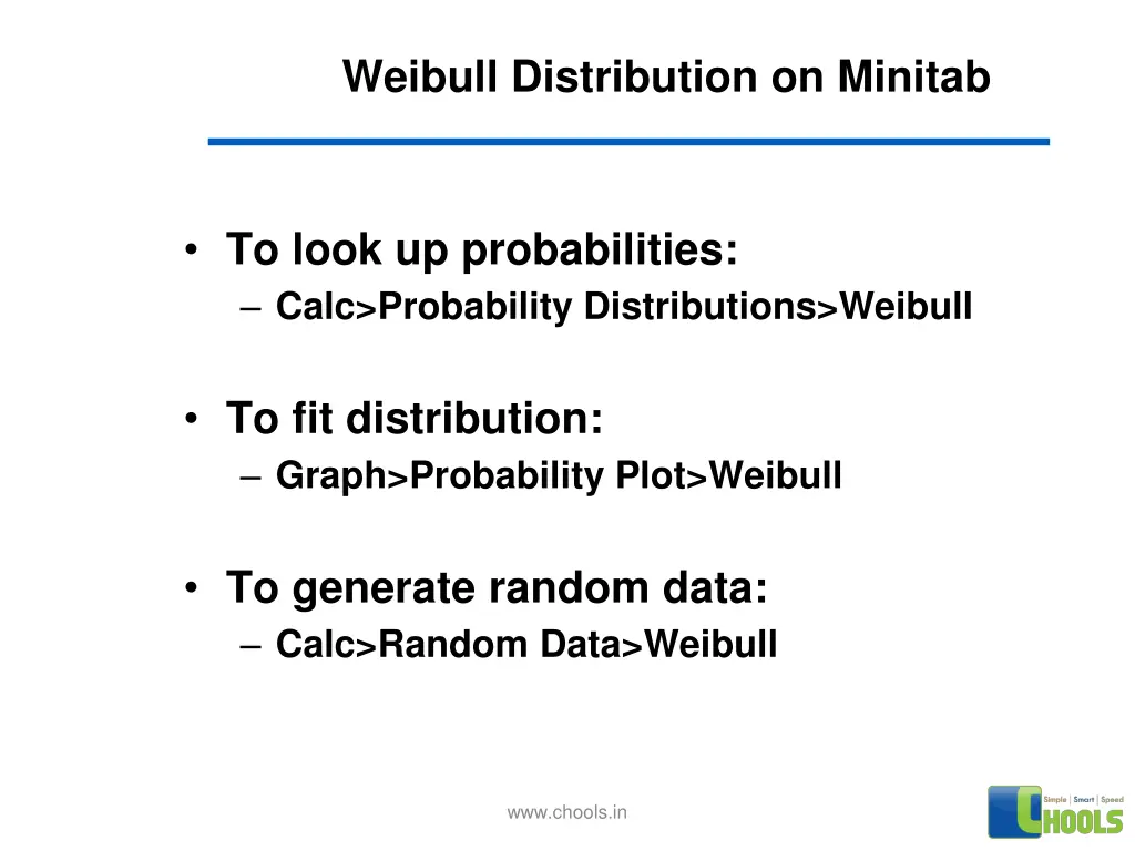 weibull distribution on minitab