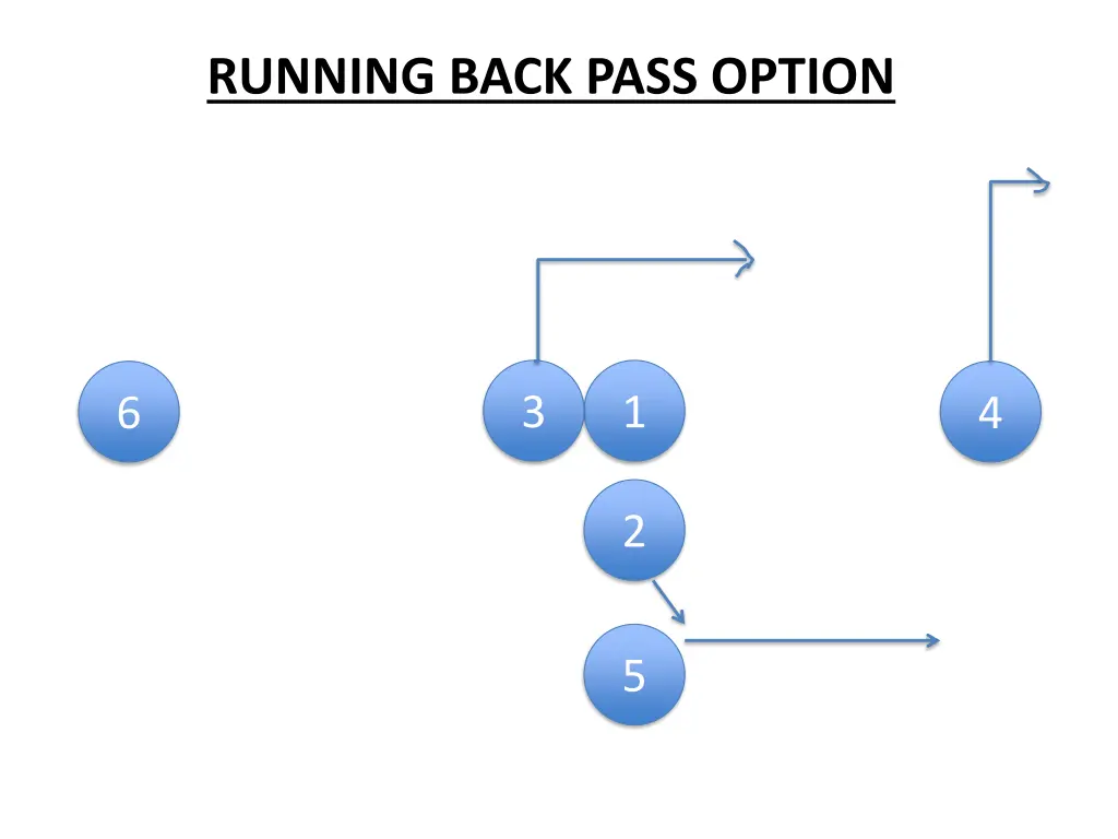 running back pass option