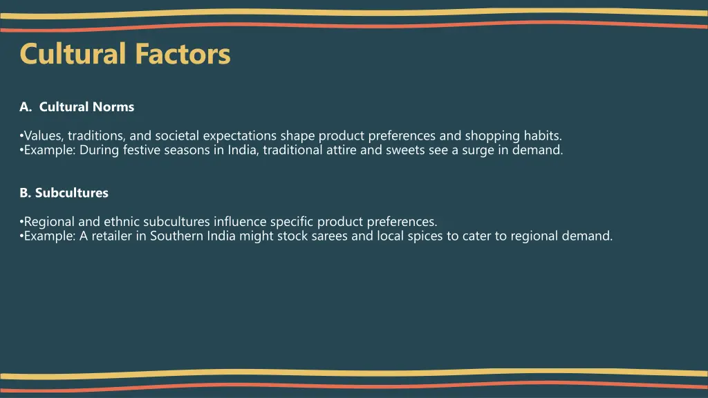cultural factors